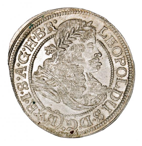 6 krajcary 1674 Leopold I Habsburg Wrocław (1)