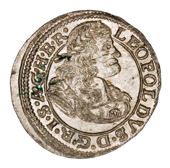 1 krajcary 1671 Leopold I Habsburg Wrocław (1)