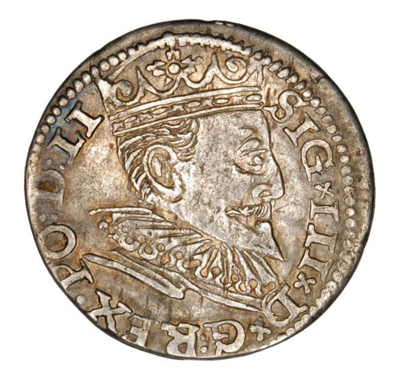 Trojak 1595 Zygmunt III Waza Ryga (1)