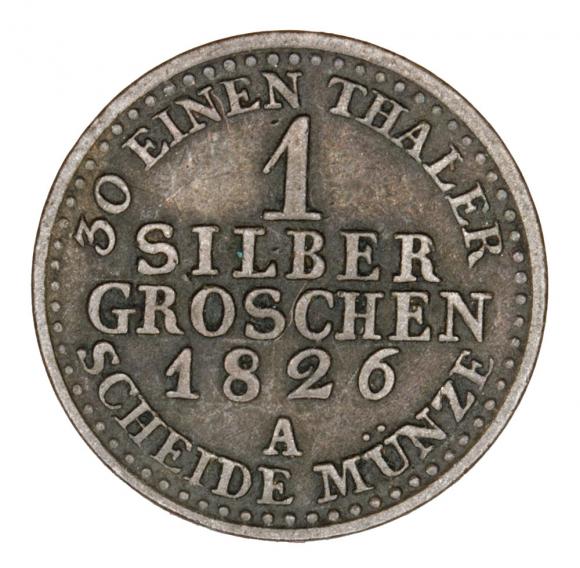 1 grosz srebrny 1826 Fryderyk Wilhelm III Prusy Berlin (2)