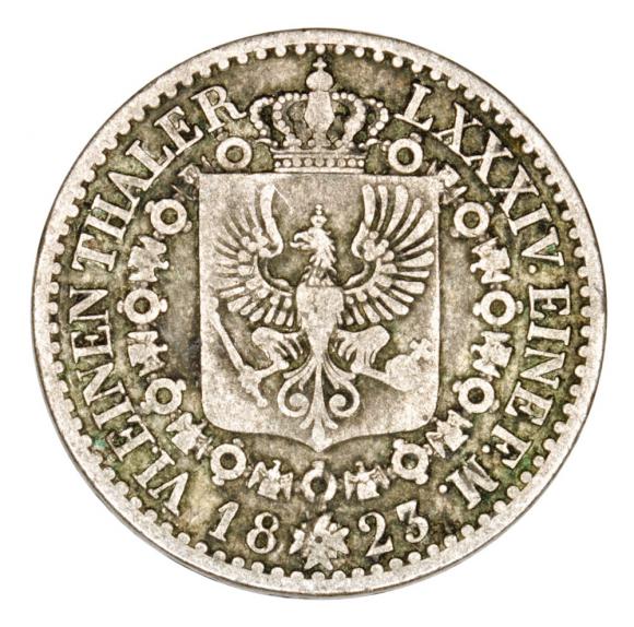 1/6 talara 1823 Fryderyk Wilhelm III Prusy Berlin A (2)