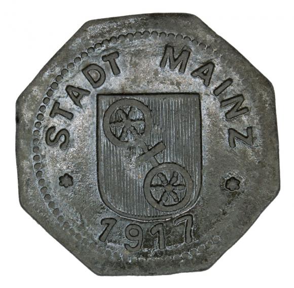 5 fenigów 1917 Mainz Hesja (1)