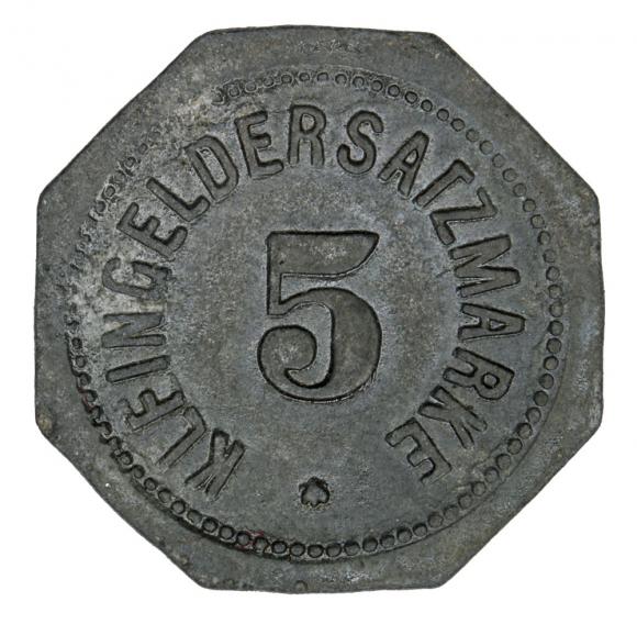 5 fenigów 1917 Mainz Hesja (2)