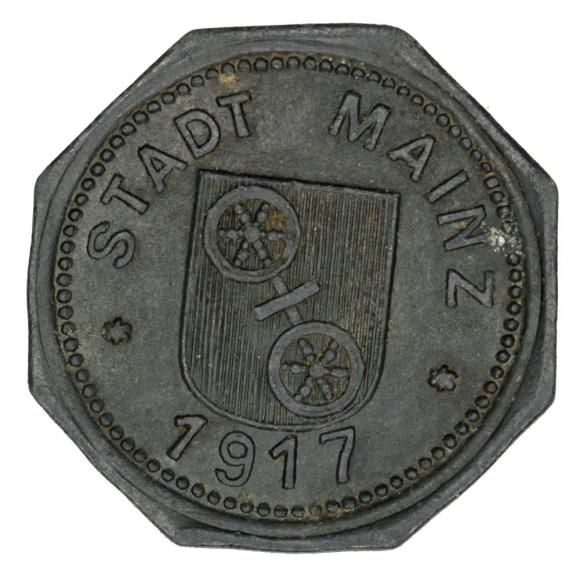 5 fenigów 1917 Mainz Hesja (1)