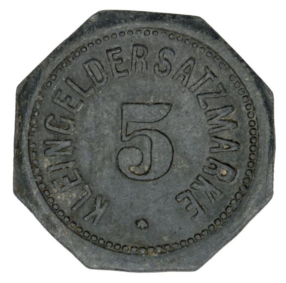 5 fenigów 1917 Mainz Hesja (2)