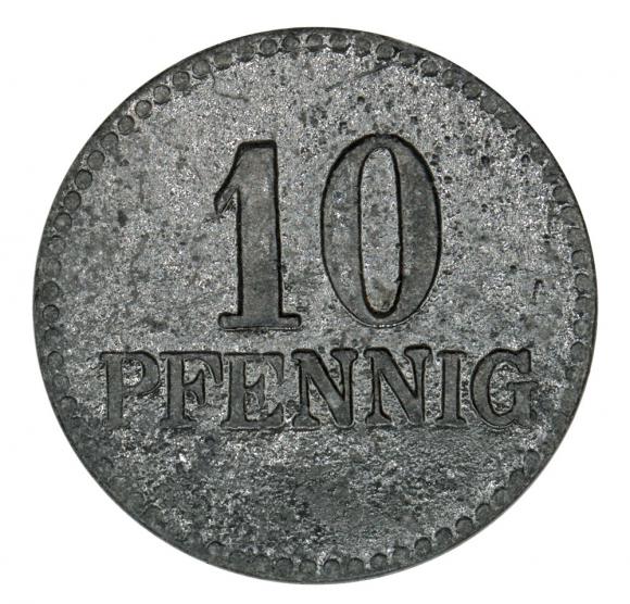 10 fenigów 1917 Lennep Nadrenia (2)