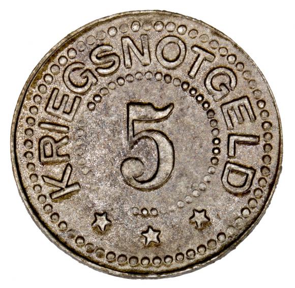 5 fenigów Schmiedeberg Saksonia (2)