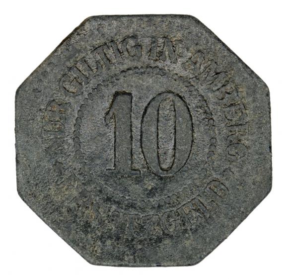 10 fenigów Amberg Bawaria (2)