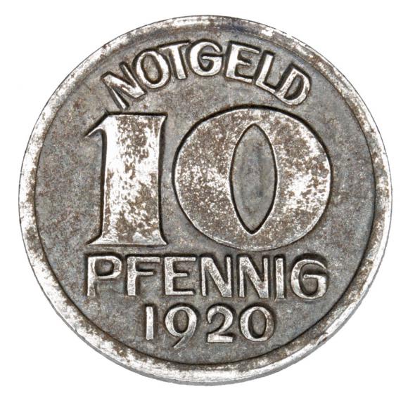 10 fenigów 1920 Halle Saksonia (2)