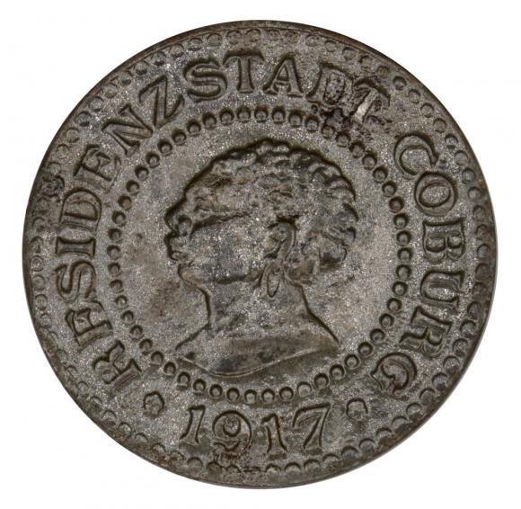 10 fenigów 1917 Coburg Saksonia (1)