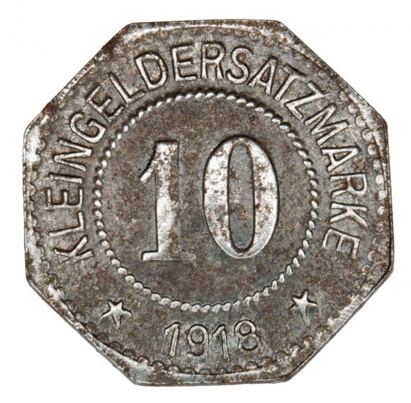 10 fenigów 1918 Zwickau Saksonia (2)