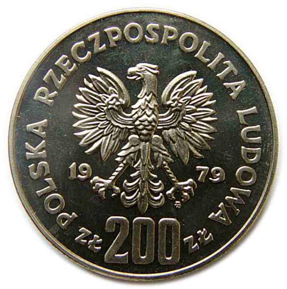 200 złotych 1979 Mieszko I próba nikiel (2)