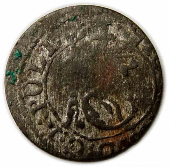 szeląg 1652 Jan Kazimierz Wilno (1)