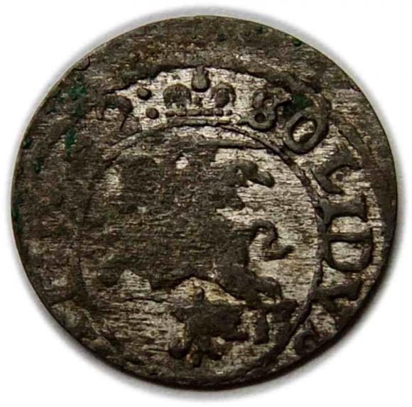 szeląg 1652 Jan Kazimierz Wilno (2)
