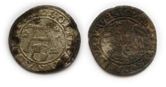 szeląg pruski 1530 Albrecht Hohenzollern Księstwo Pruskie Królewiec (1)