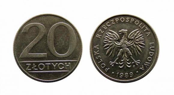 20 złotych 1989 PRL Warszawa (1)