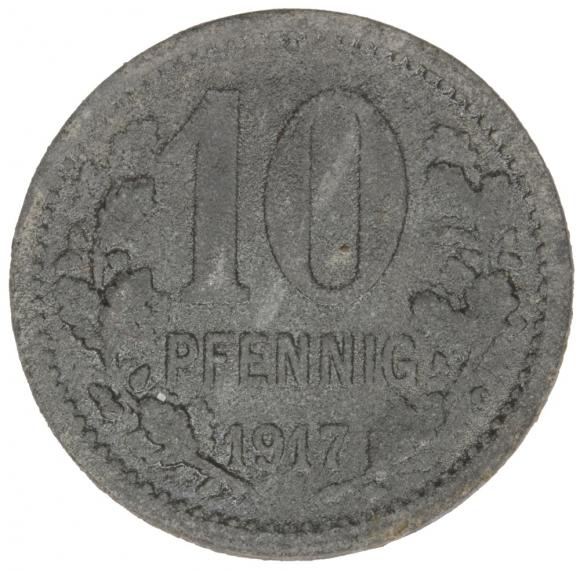 10 fenigów 1917 Bonn Nadrenia (2)