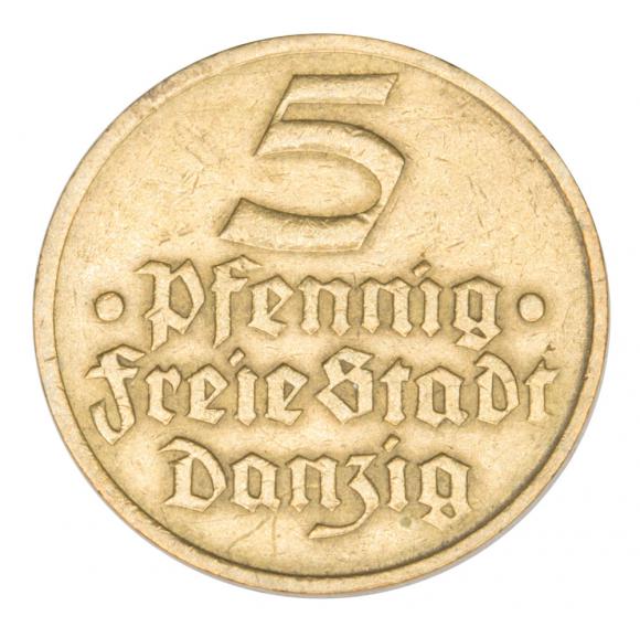 5 fenigów 1932 Flądra Wolne Miasto Gdańsk (1)