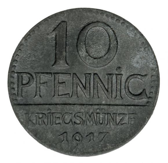 10 fenigów 1917 Uberlingen Badenia (1)