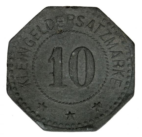 10 fenigów 1917 Kulmbach Bawaria (2)
