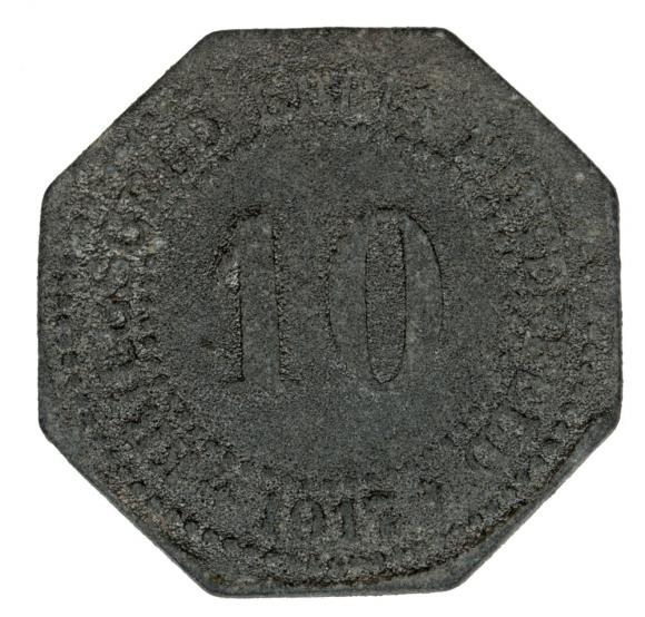10 fenigów 1917 Bitterfeld Saksonia (1)