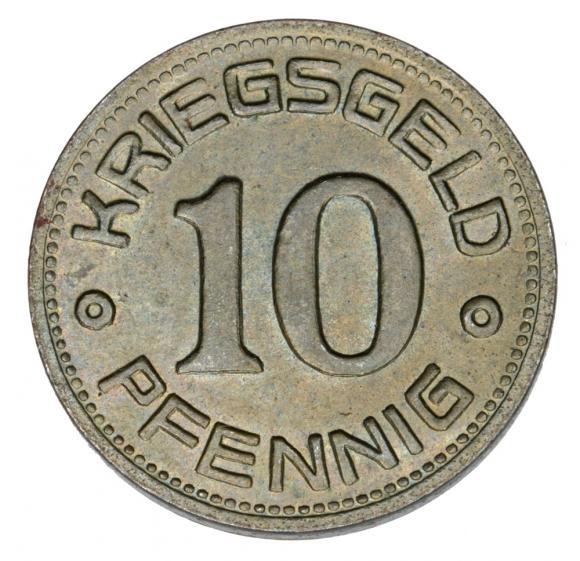 10 fenigów 1918 Weissenfels Saksonia (2)