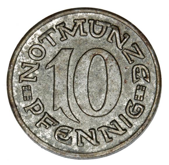 10 fenigów 1920 Aachen Nadrenia (2)