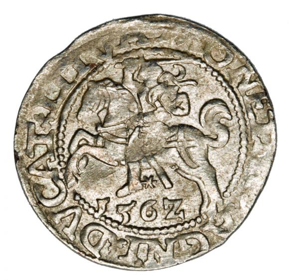 Półgrosz 1562 Zygmunt II August Litwa Wilno (1)