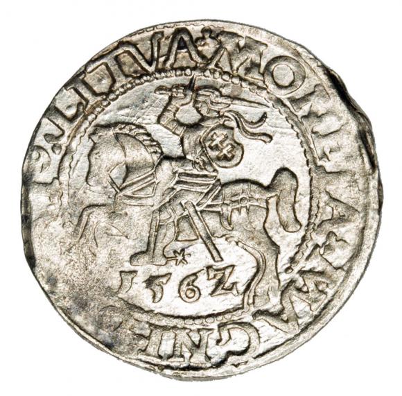 Półgrosz 1562 Zygmunt II August Litwa Wilno (1)