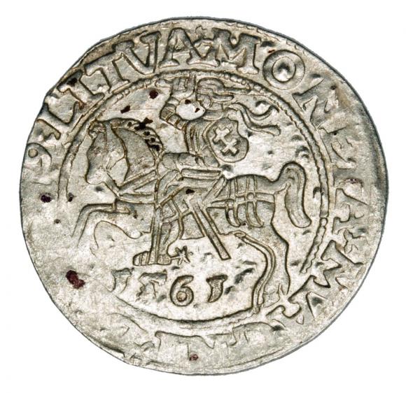 Półgrosz 1561 Zygmunt II August Litwa Wilno (1)