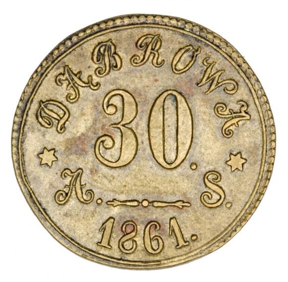 Żeton 1861 Dąbrowa (1)
