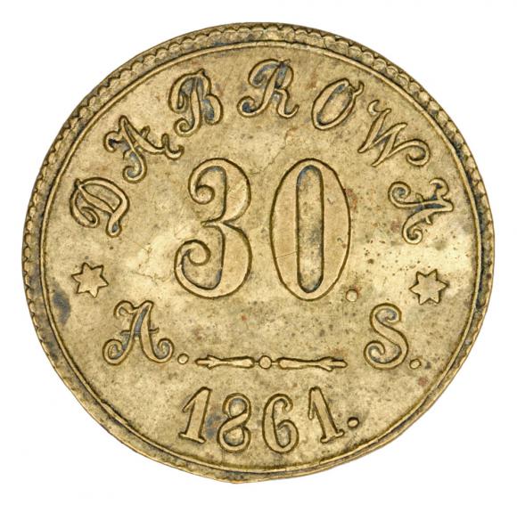 Żeton 1861 Dąbrowa (1)