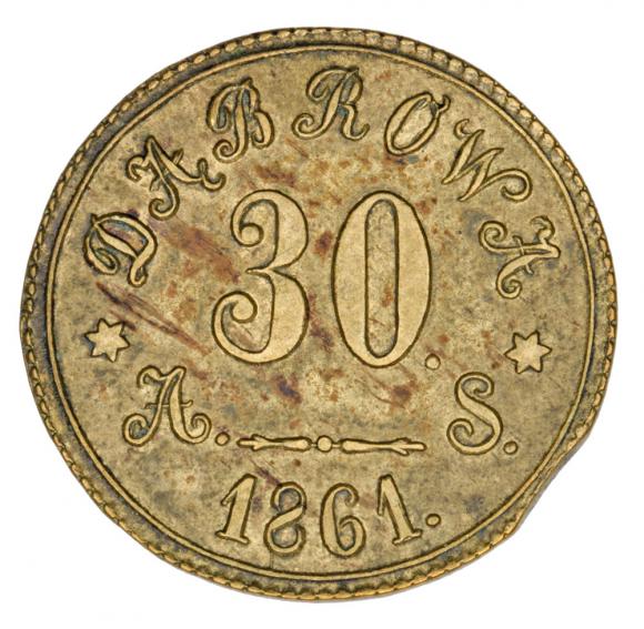 Żeton 1861 Dąbrowa (1)