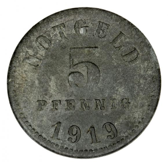 5 fenigów 1919 Kissingen (2)