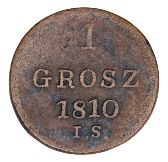Grosz 1810 Fryderyk August Księstwo Warszawskie Warszawa (1)