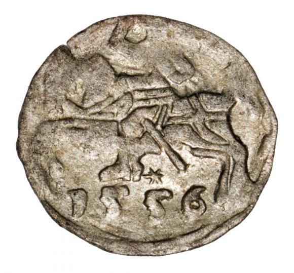 Denar 1556 Zygmunt II August Litwa Wilno (1)