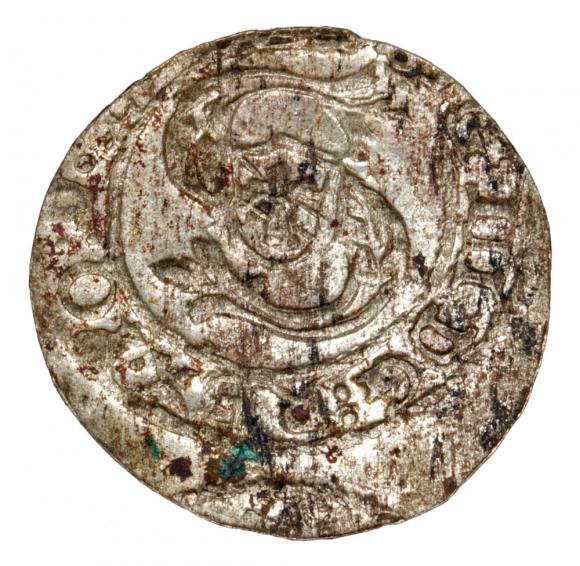 Szeląg 1601 Zygmunt III Waza Ryga (1)