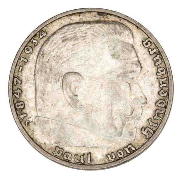 2 marki 1937 Niemcy Stuttgart F (1)
