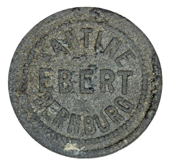 Żeton Kantyna Ebert Bernburg Anhalt (1)
