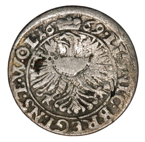 3 krajcary 1669 Chrystian Wołowski Księstwo Brzesko-Legnicko-Wołowskie Brzeg (2)
