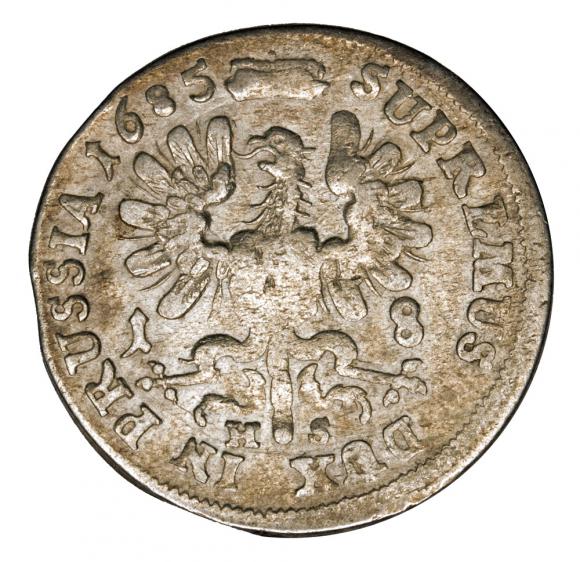 Ort 1685 Fryderyk Wilhelm I Prusy Królewiec (2)