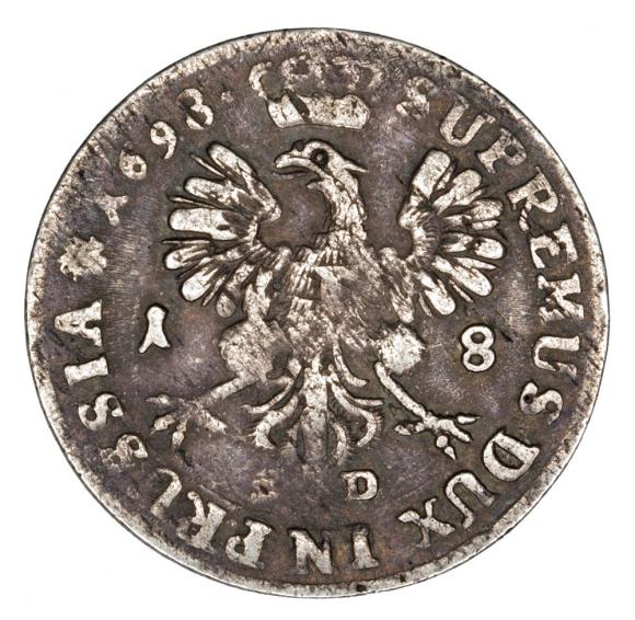 Ort 1698 Fryderyk Wilhelm I Prusy Królewiec (2)