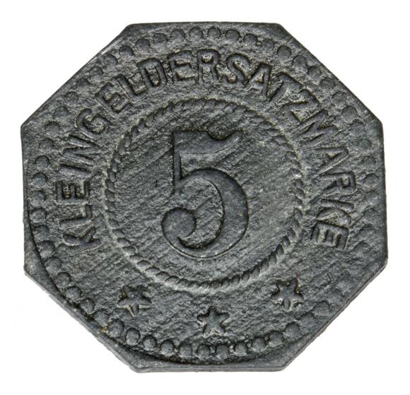 5 fenigów Carl Tuchscherer Wrocław (2)