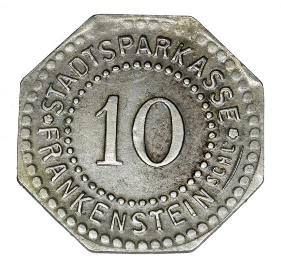10 fenigów 1917 Ząbkowice Śląskie / Frankenstein (1)