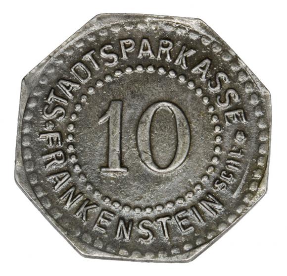 10 fenigów 1917 Ząbkowice Śląskie / Frankenstein (1)