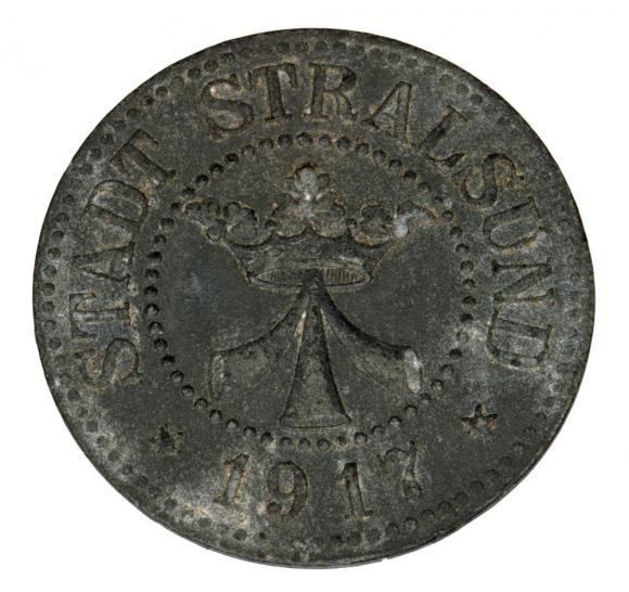 10 fenigów 1917 Strzałów / Stralsund (1)