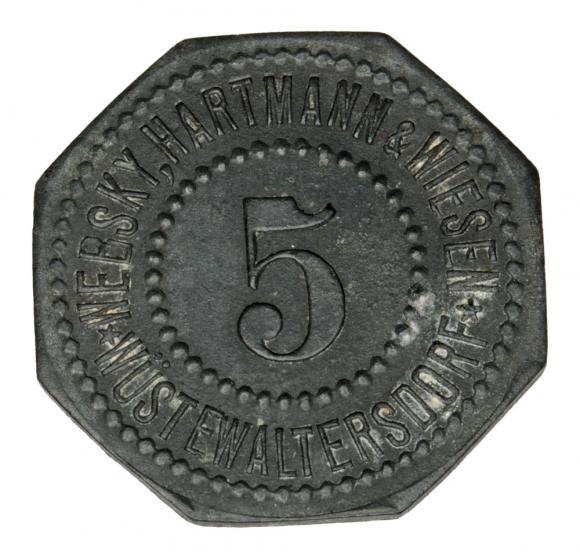 5 fenigów Walim / Wustewaltersdorf (1)