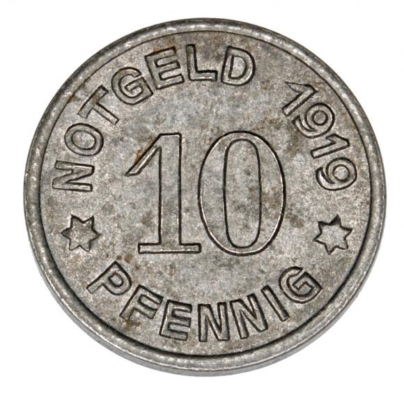 10 fenigów 1919 Gryfów Śląski / Greiffenberg (2)