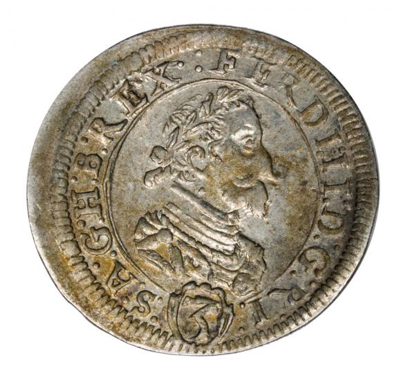 3 krajcary 1624 Ferdynand II Habsburg Austria Graz (1)