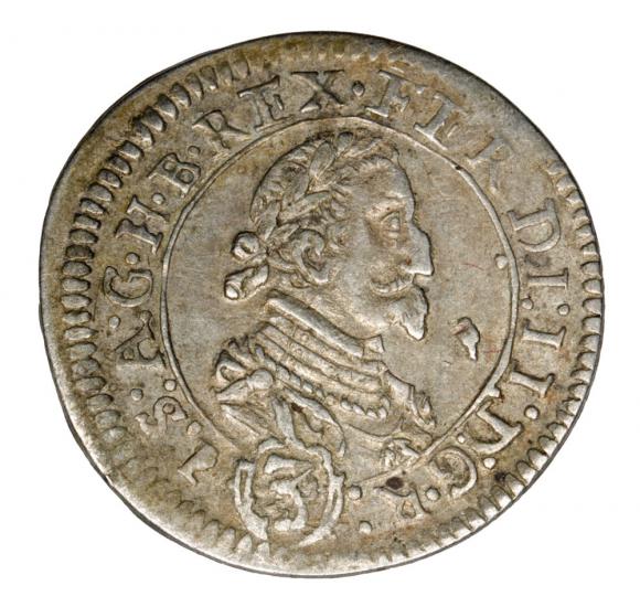 3 krajcary 1625 Ferdynand II Habsburg Austria Graz (1)